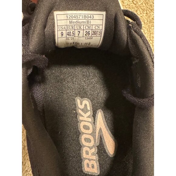 Brooks Ghost Max 3 Womens Size 9 Black Running Shoes Max Cushion Rocker Sneakers - Picture 10 of 13